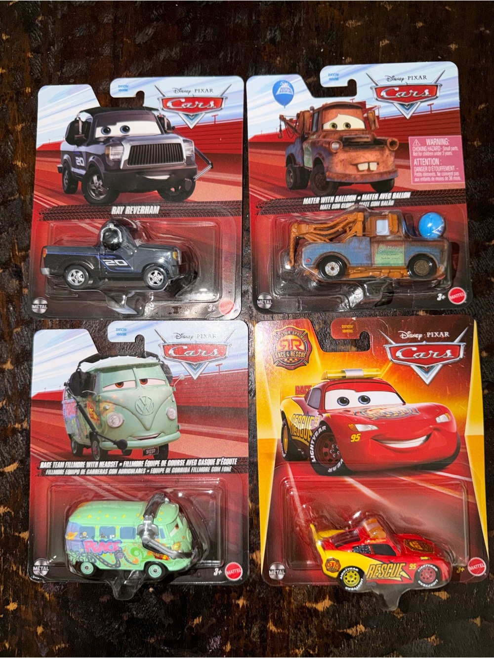 Disney Pixar Cars Lot of 4